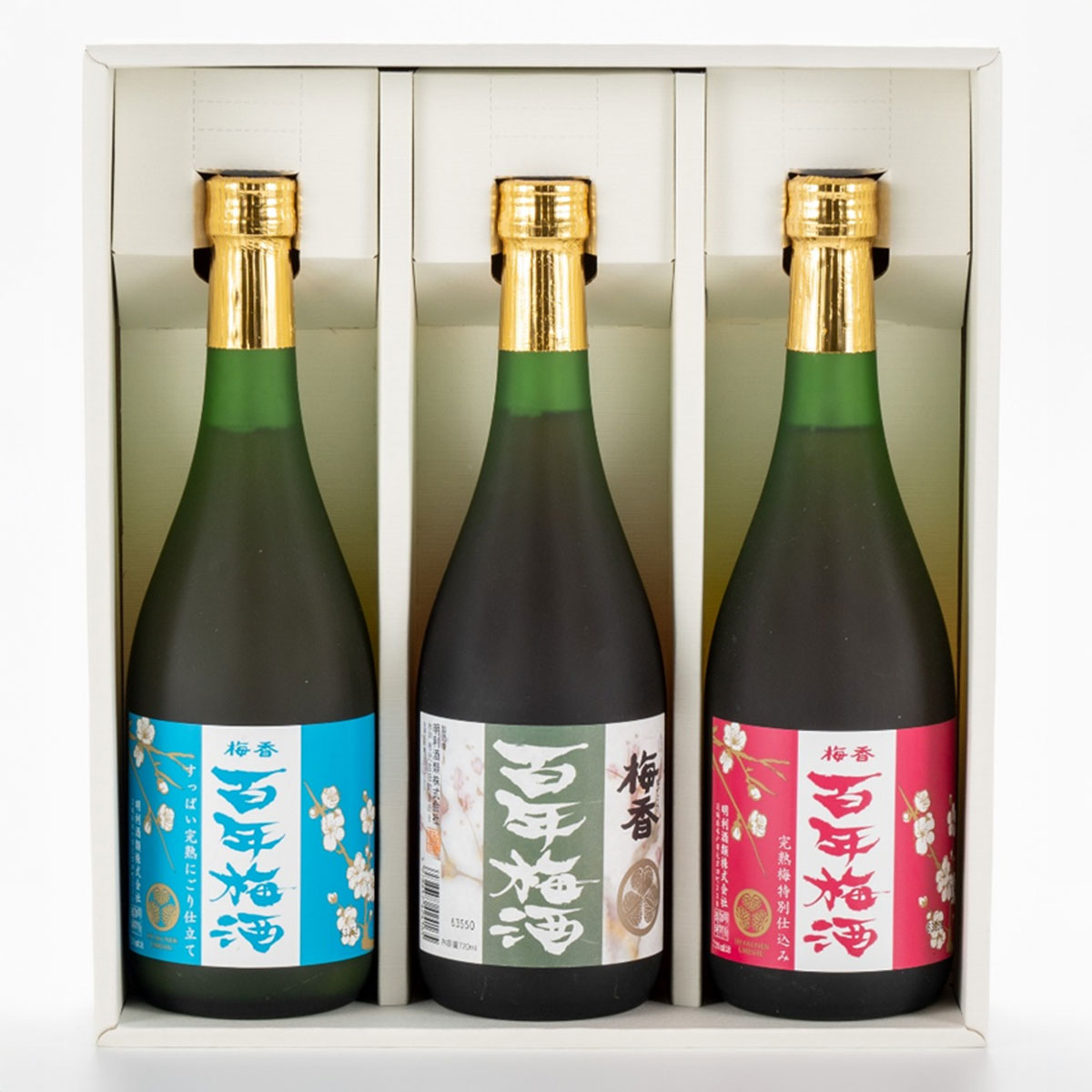 百年梅酒3種飲み比べ 限定ギフトセット